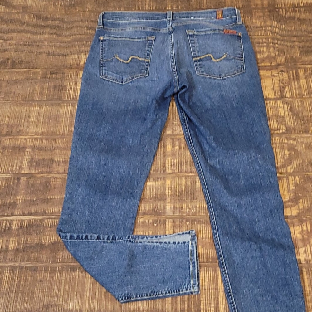 7 FAM The Ankle Split Hem Skinny Jeans - Picture 9 of 15